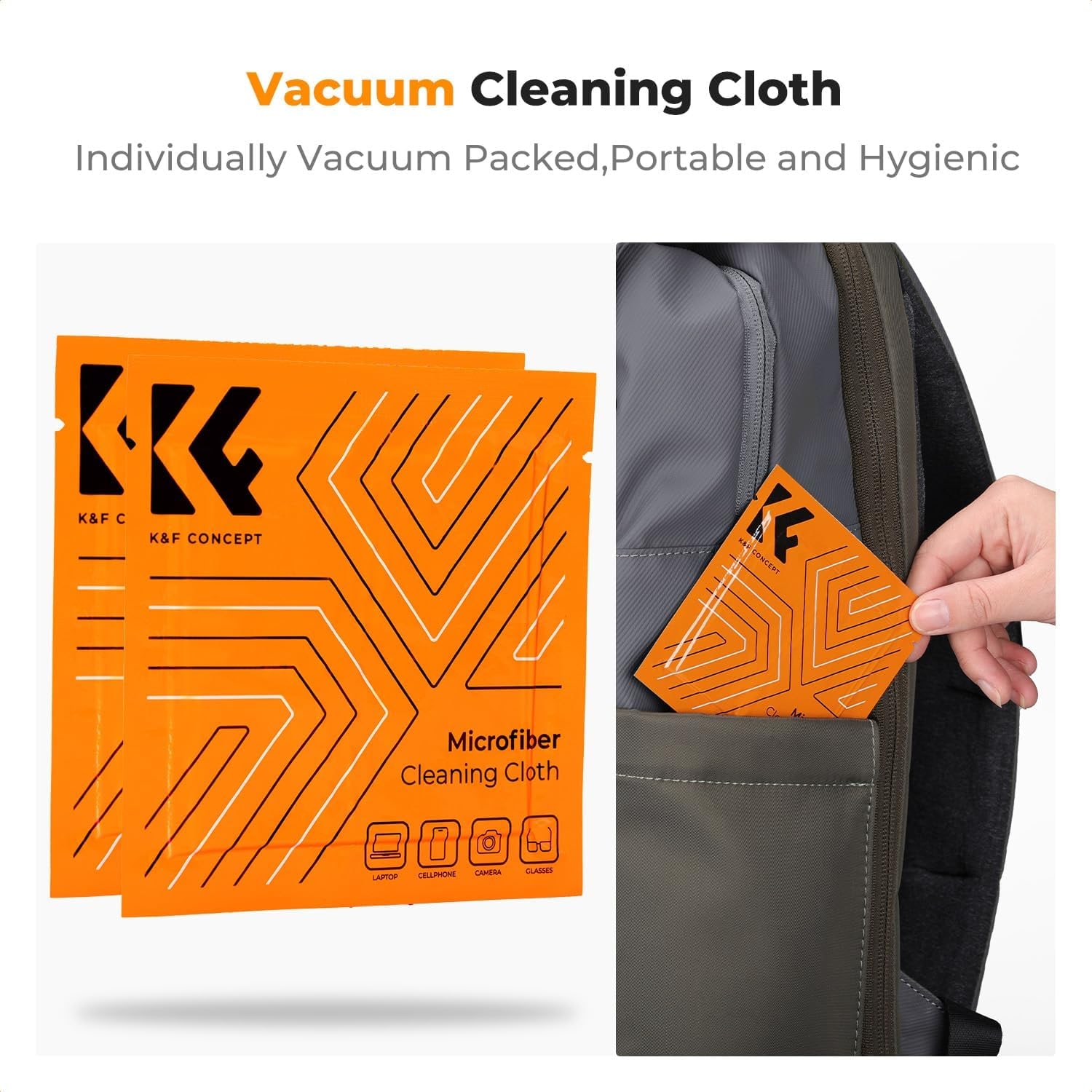 K&F Concept 4-in-1 Camera Lens Cleaning Kit, detail view
